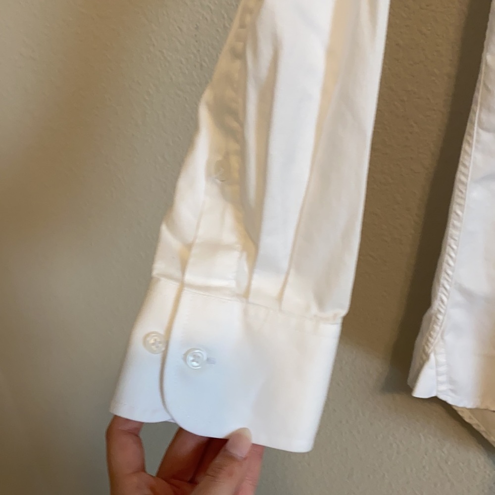Custom Tailored White Button Down - image 4